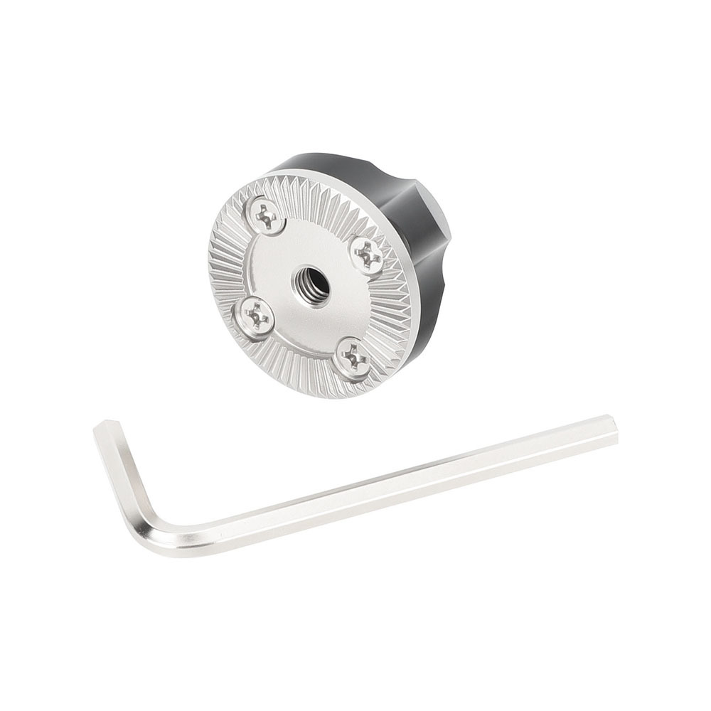 CAMVATE Standard M6 ARRI Rosette Mount With 1/4"-20 Mounting Screw & Locating Pins