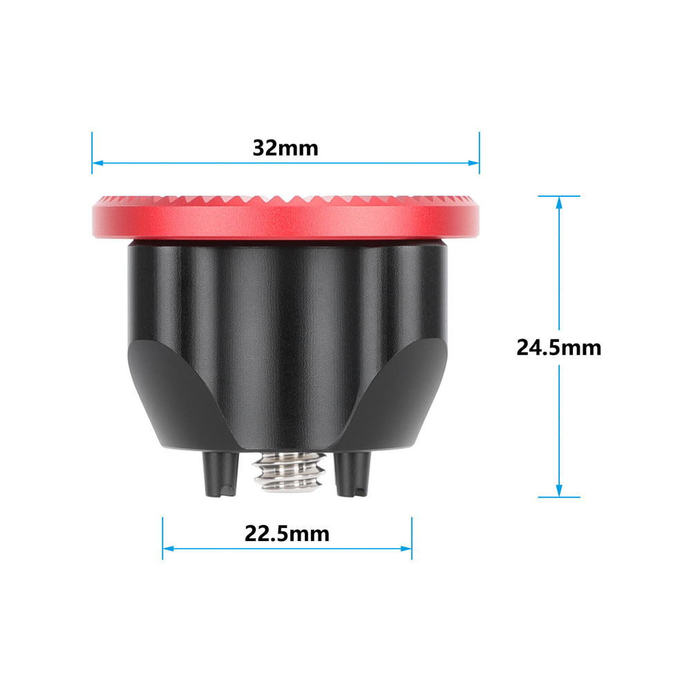 CAMVATE Standard M6 ARRI Rosette Mount With 1/4"-20 Mounting Screw & Locating Pins