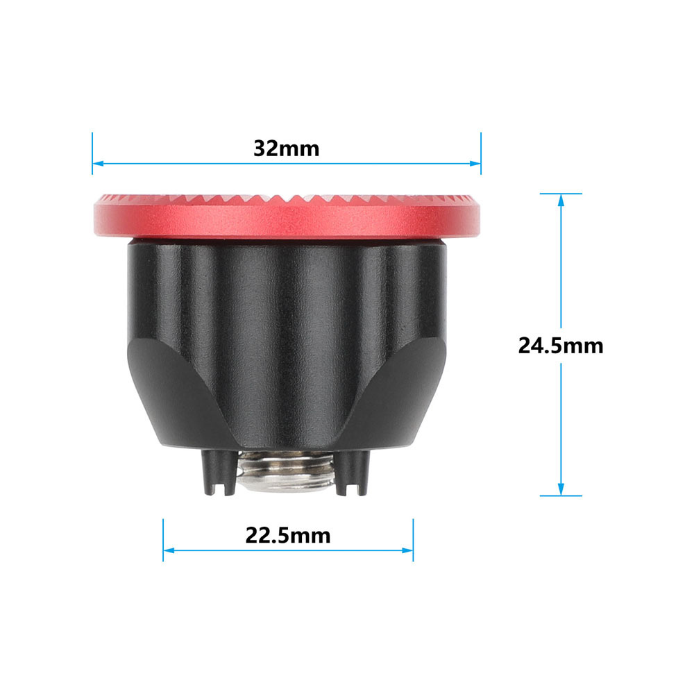 CAMVATE Standard M6 ARRI Rosette Mount With 1/4"-20 Mounting Screw & Locating Pins