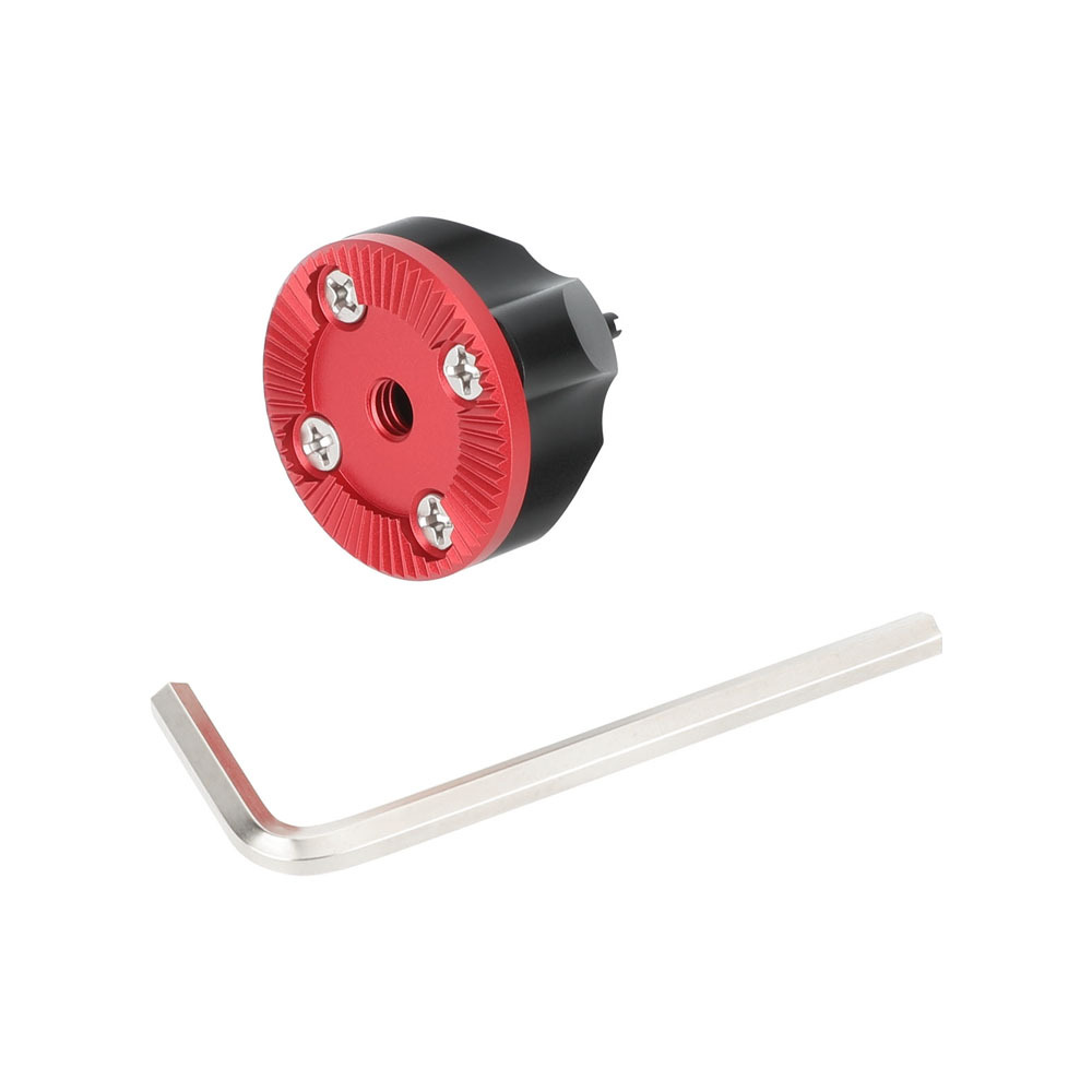 CAMVATE Standard M6 ARRI Rosette Mount With 1/4"-20 Mounting Screw & Locating Pins