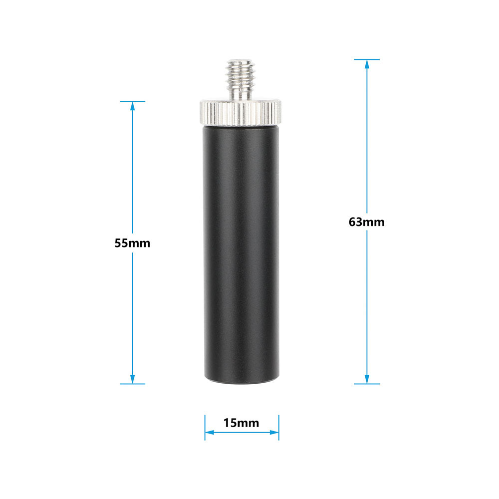 CAMVATE 15mm Micro Rod 1/4"-20 Screw Thread for DSLR Camera Monitor