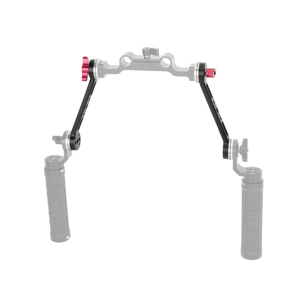CAMVATE ARRI-Style Rosette Extension Arm with NATO Rail and M6 Screw Mounts