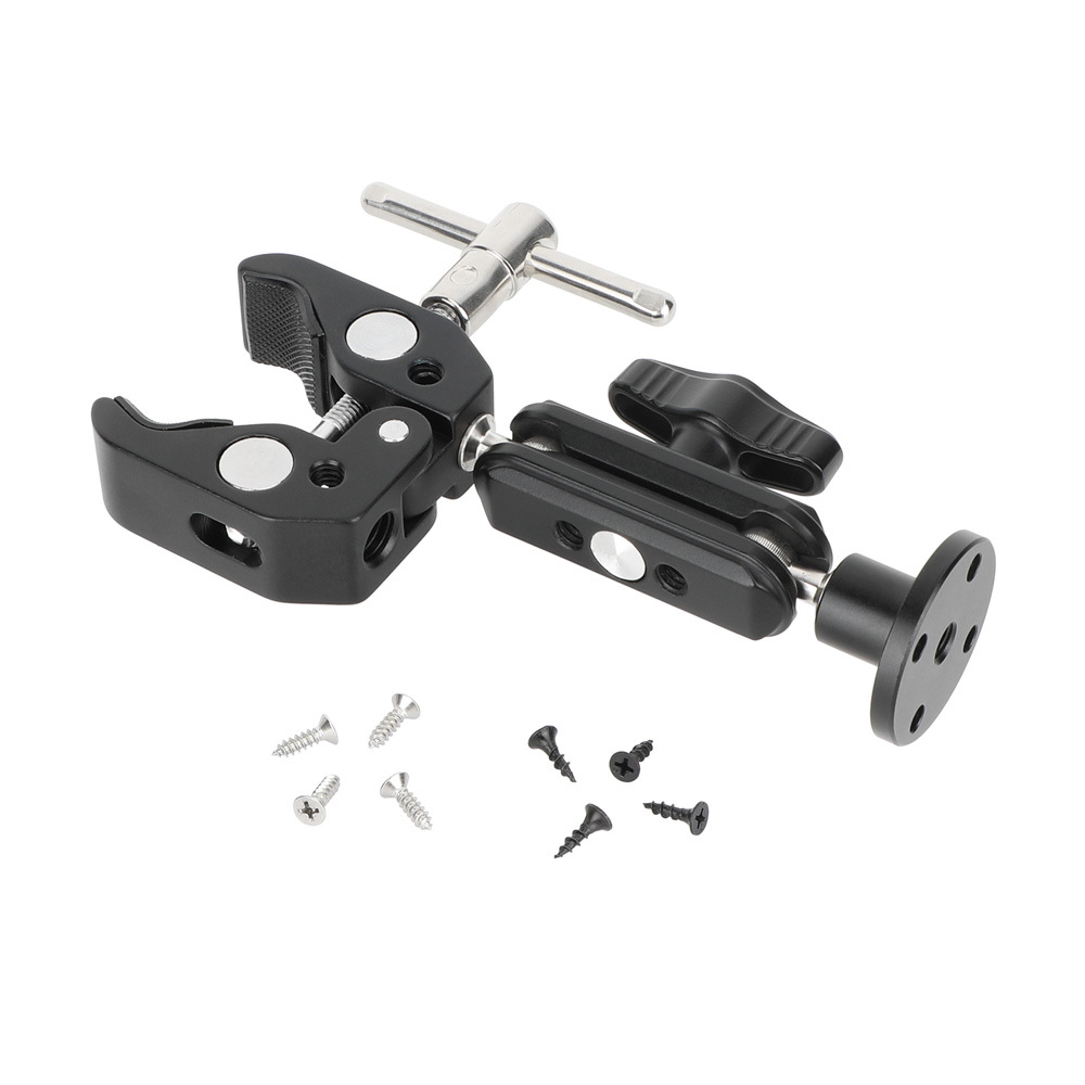 CAMVATE Super Crab Gripper Clamp with Mini Magic Arm
