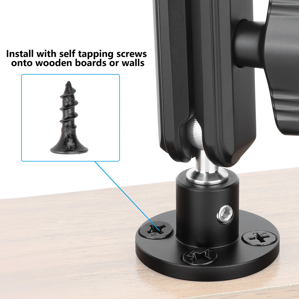 CAMVATE Super Crab Gripper Clamp with Mini Magic Arm