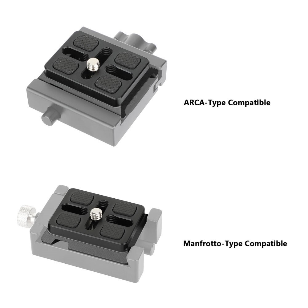 CAMVATE Manfrotto & Arca-Swiss Compatible Dual Quick Release Plate