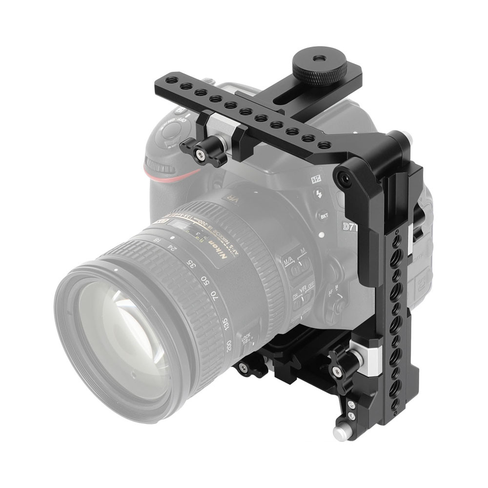 CAMVATE Quick Release Foldable Half Cage Kit with Arca-Type Baseplate