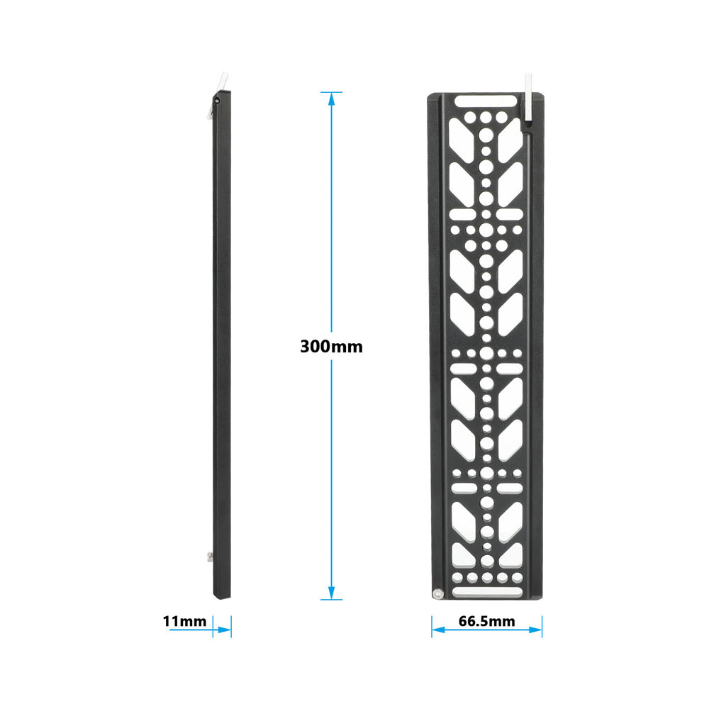 CAMVATE 12" ARRI-Standard Bottom Dovetail Plate