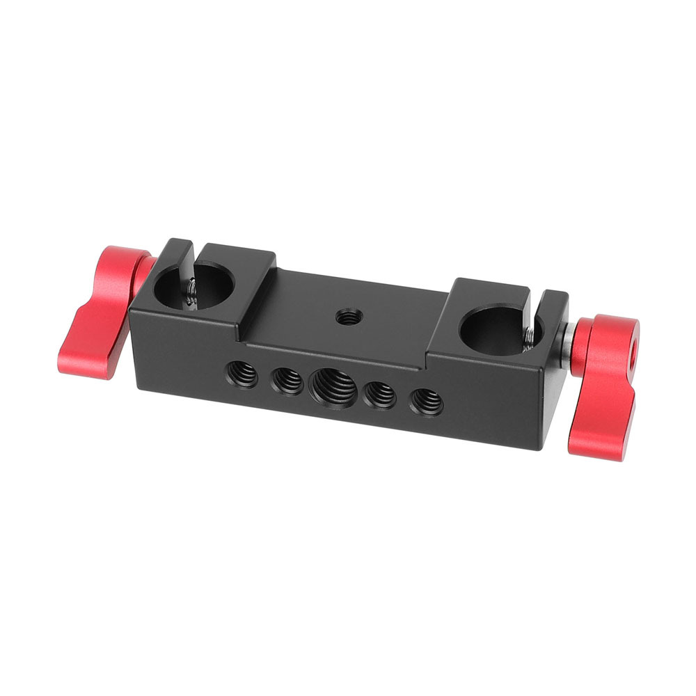 CAMVATE 15mm Railblock Rod Clamp Mount Hloder fr DSLR 15mm Rail Rig Cage Base Plate