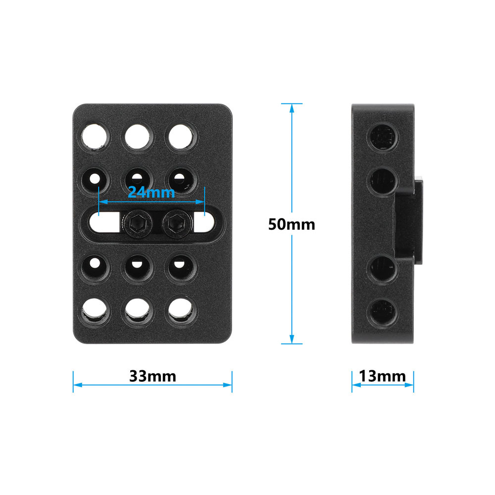 CAMVATE Mini Extension Plate with Shoe Mount