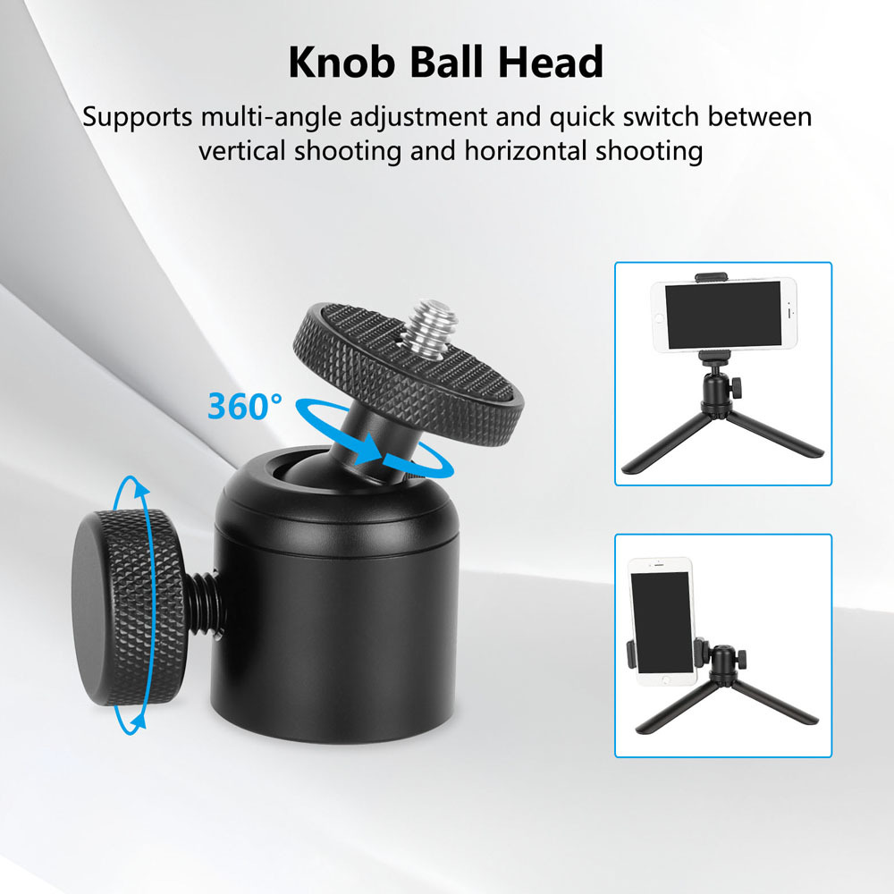 CAMVATE Mini Tabletop Tripod with 1/4"-20 Mount