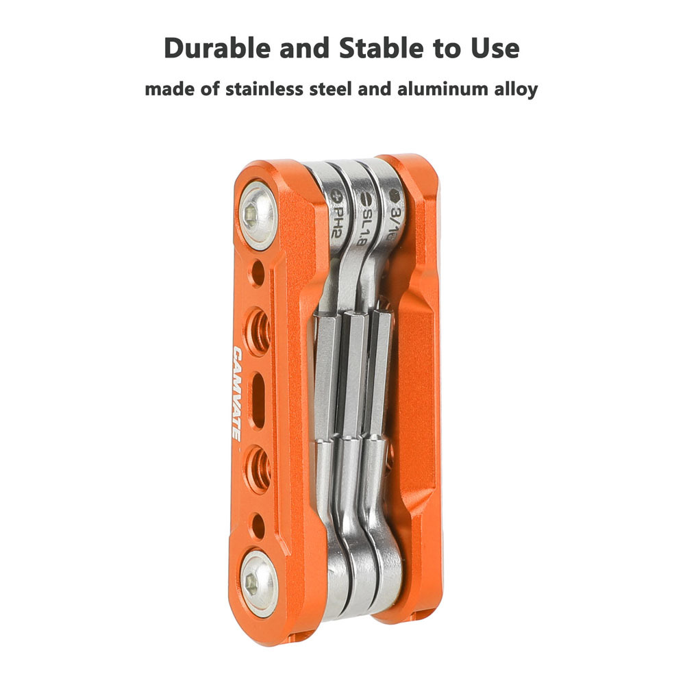 CAMVATE Folding 6-in-1 Multi-Tool Kit (Green)