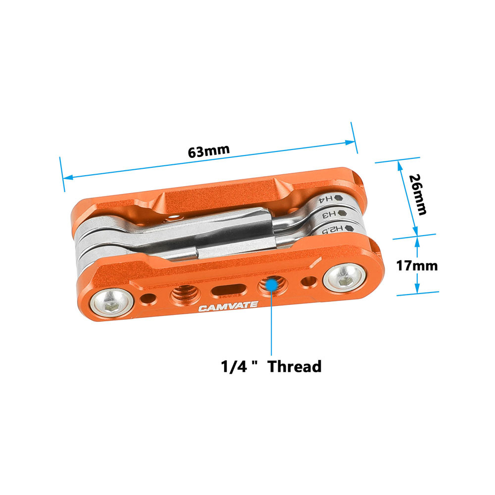 CAMVATE Folding 6-in-1 Multi-Tool Kit (Green)