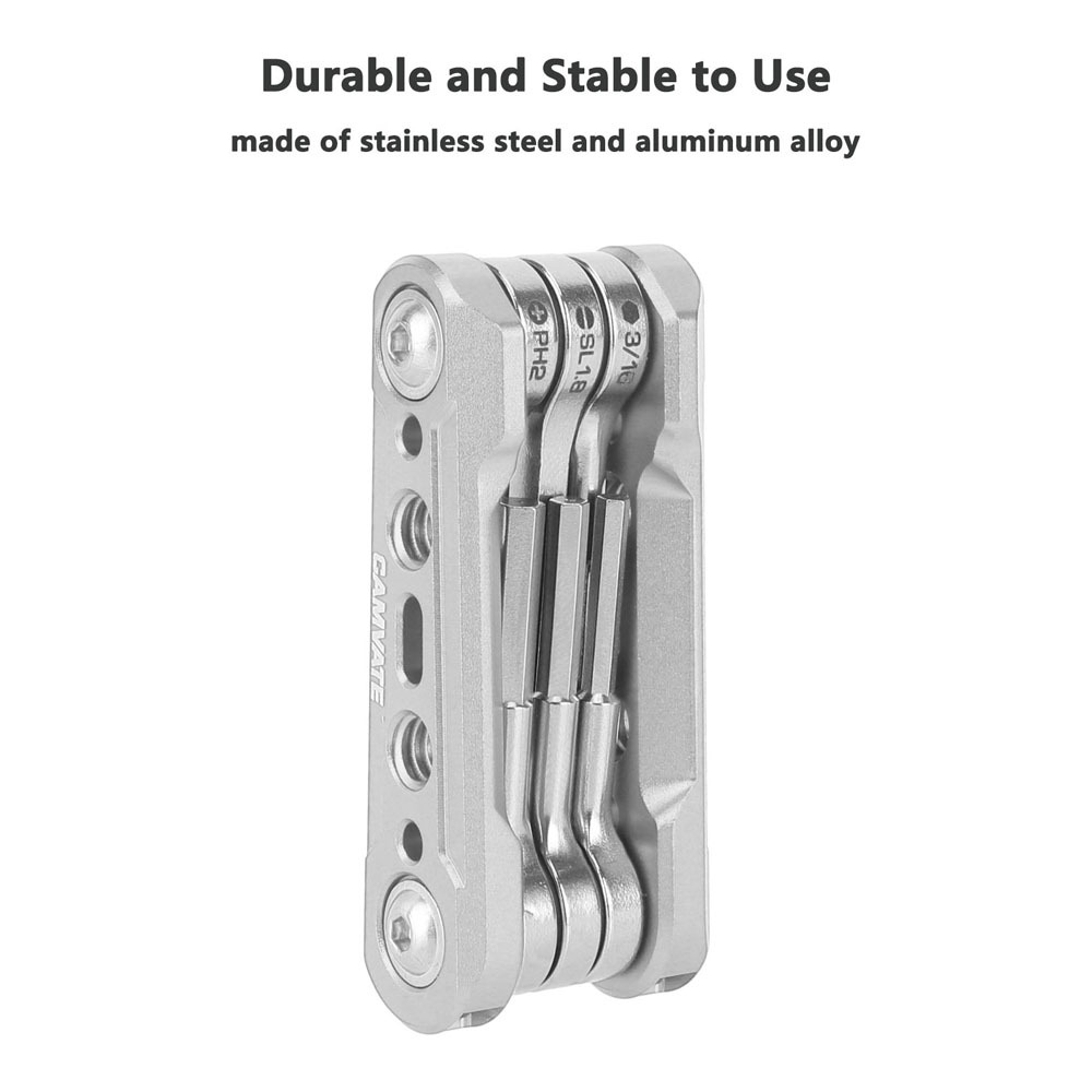 CAMVATE Folding 6-in-1 Multi-Tool Kit (Green)