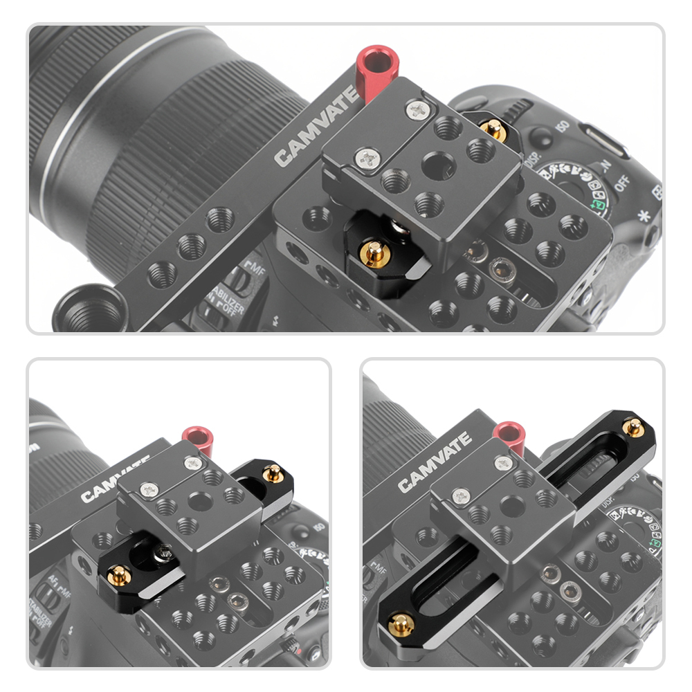 CAMVATE Triple NATO Rail Quick Release Bar 50mm / 70mm / 100mm Included