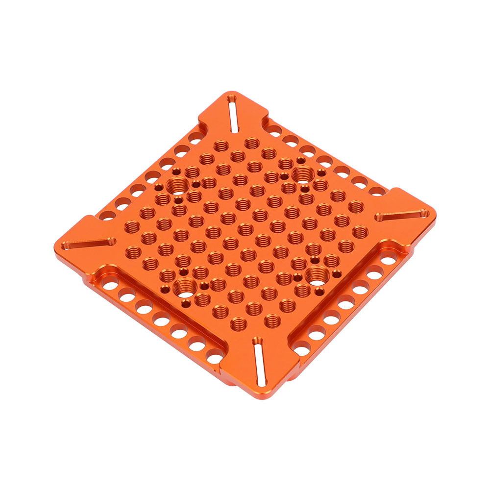 CAMVATE Multipurpose Cheese Plate with 75 to 100mm VESA Mount (Orange)