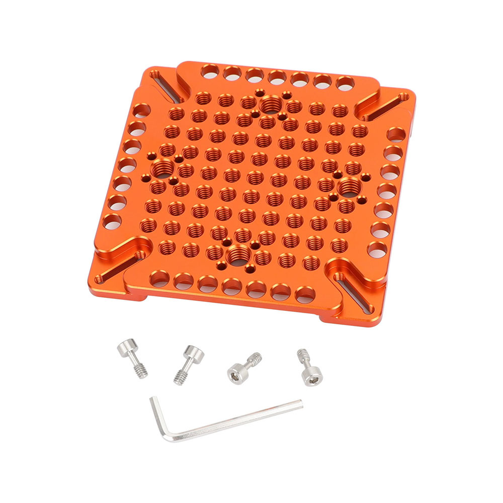 CAMVATE Multipurpose Cheese Plate with 75 to 100mm VESA Mount (Orange)