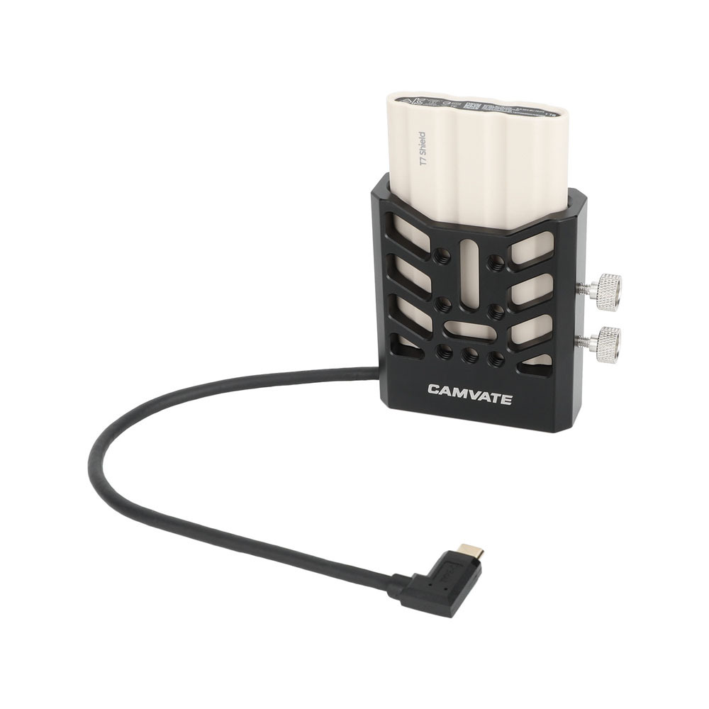 CAMVATE Universal SSD Holder Adjustable Hard Drive Clamp With 1/4"-20 Mounting Points For Width Range 32mm ~ 64mm