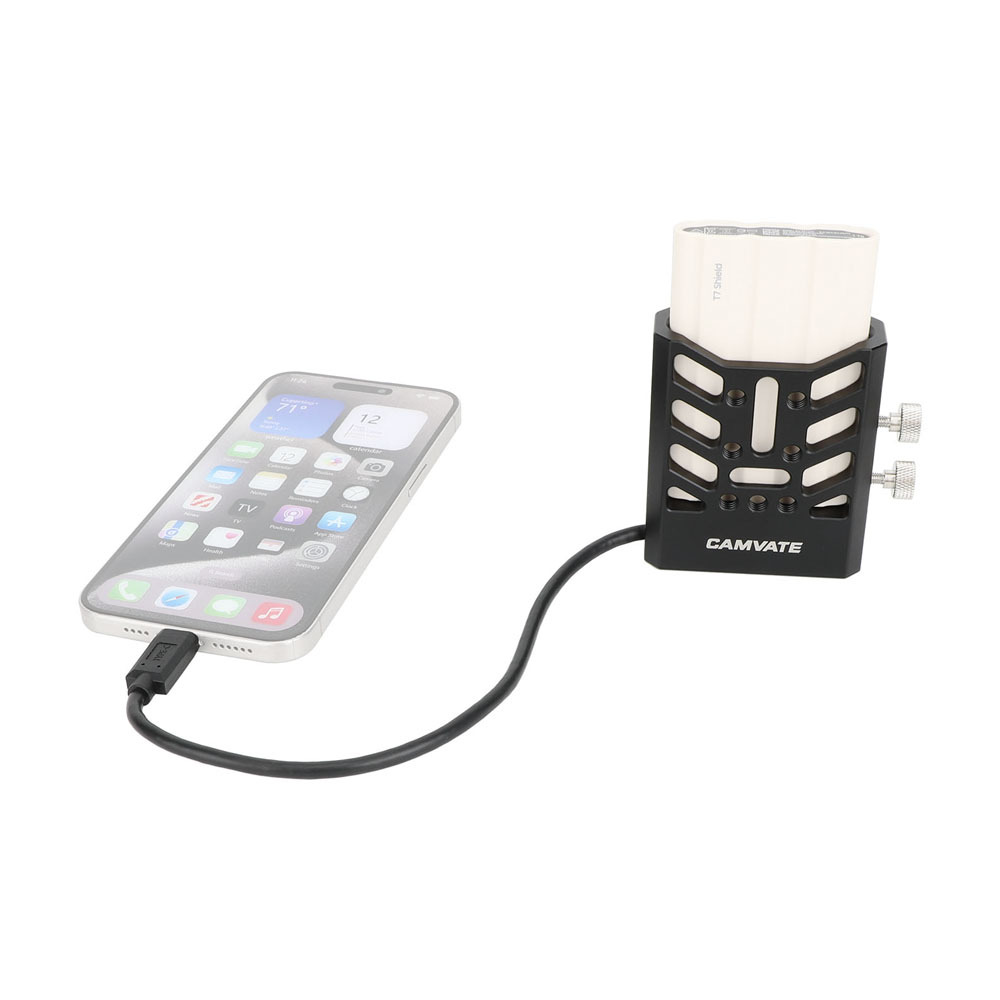 CAMVATE Universal SSD Holder Adjustable Hard Drive Clamp With 1/4"-20 Mounting Points For Width Range 32mm ~ 64mm
