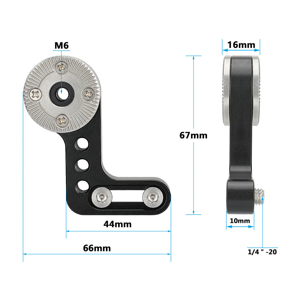 CAMVATE L-Type Dual-Sided ARRI Rosette Extension Mount