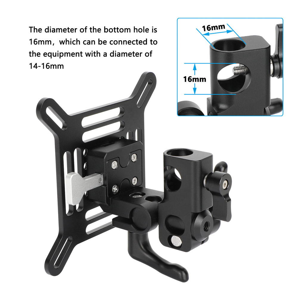 CAMVATE Adjustable VESA Monitor Bracket with 5/8" Pole Mount