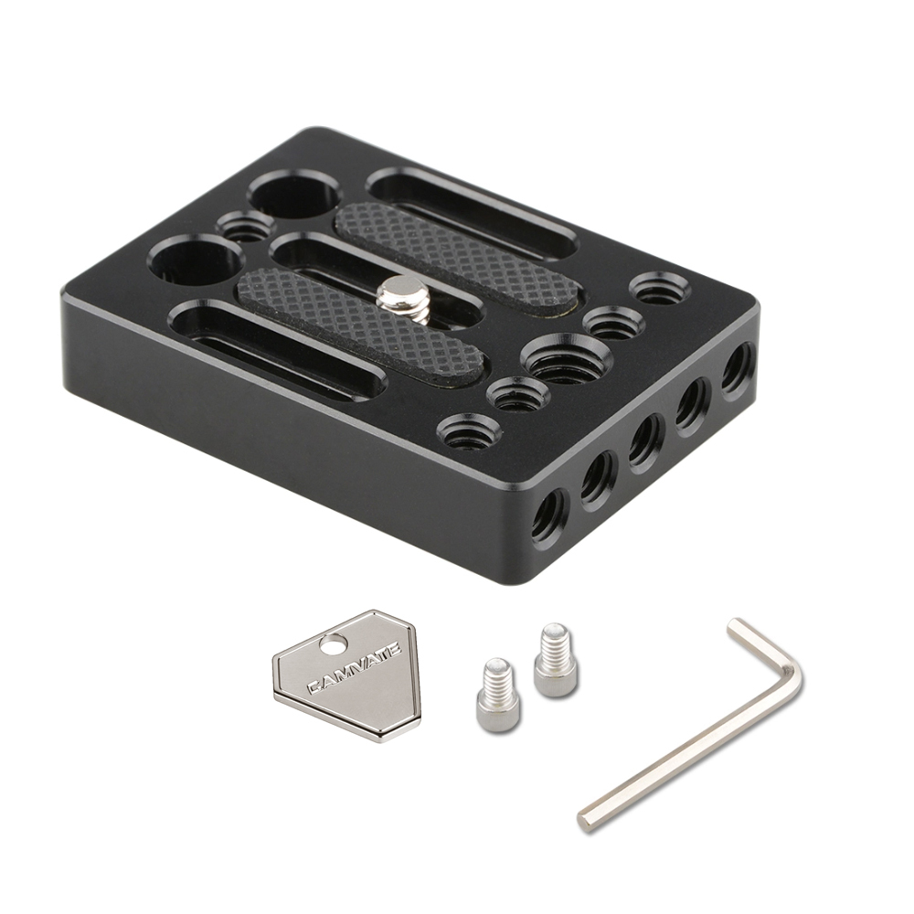 CAMVATE DSLR Camera Baseplate for Cage Rig (Universal)