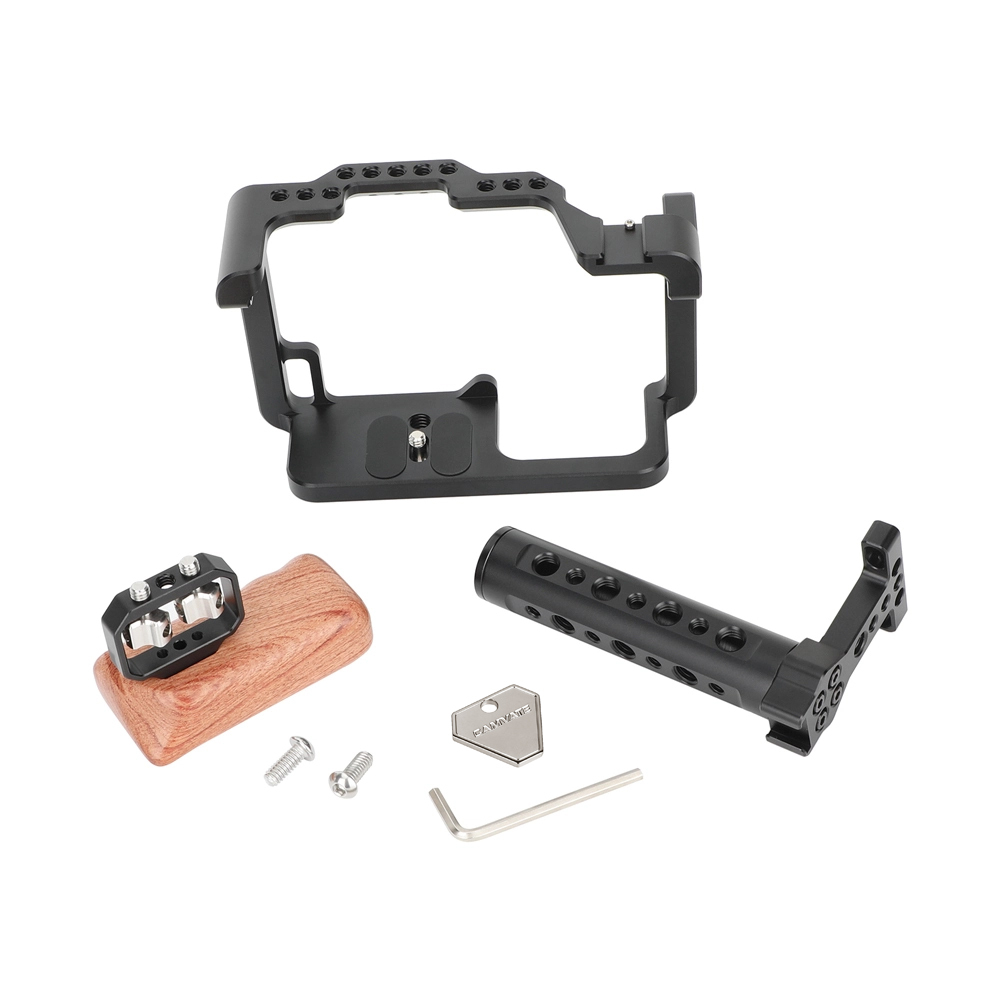 CAMVATE Panasonic GH5 Full Cage Kit With Handles And Shoe Mounts