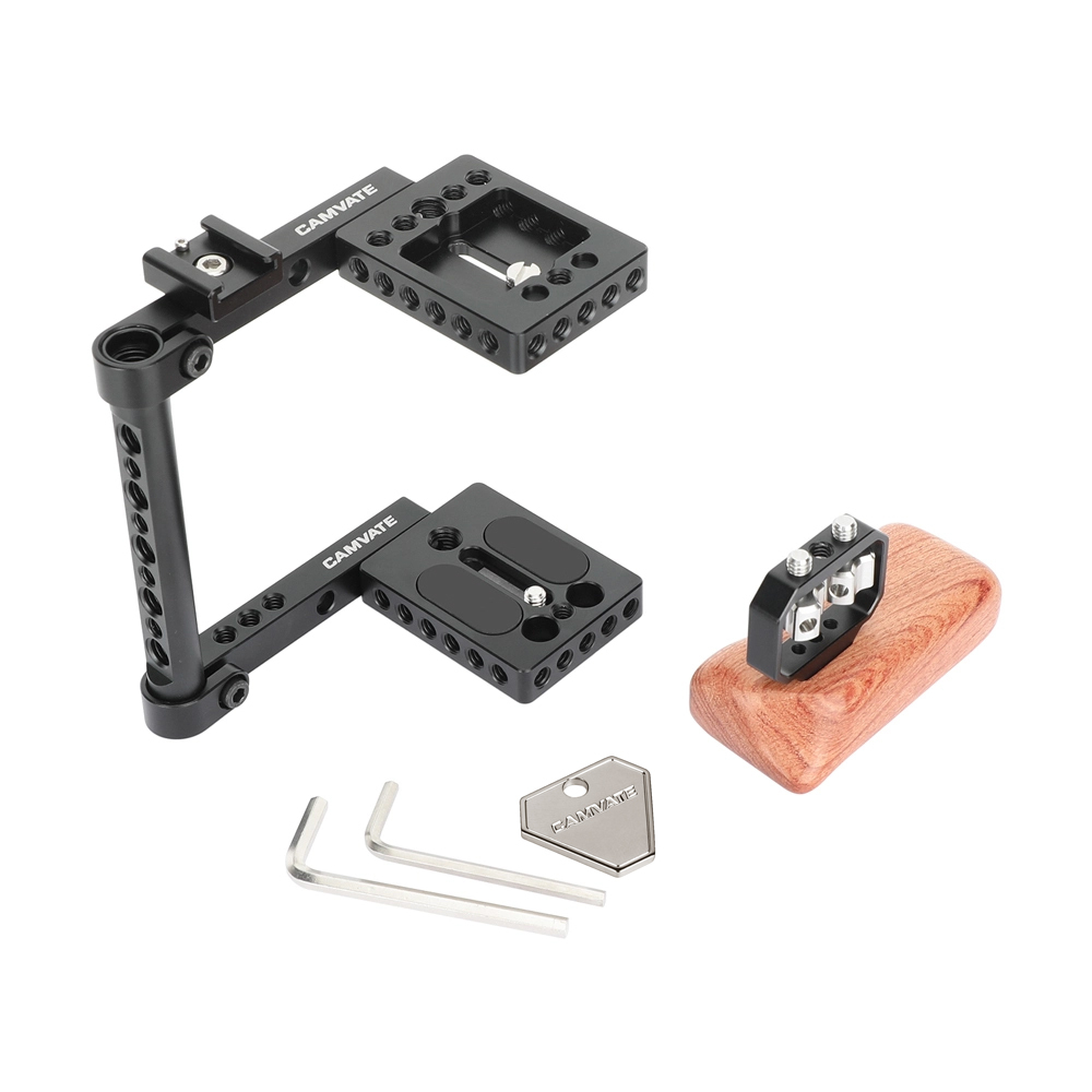 CAMVATE Blackmagic Pocket Cinema Camera 4K / 6K Cage Kit With Left Handle