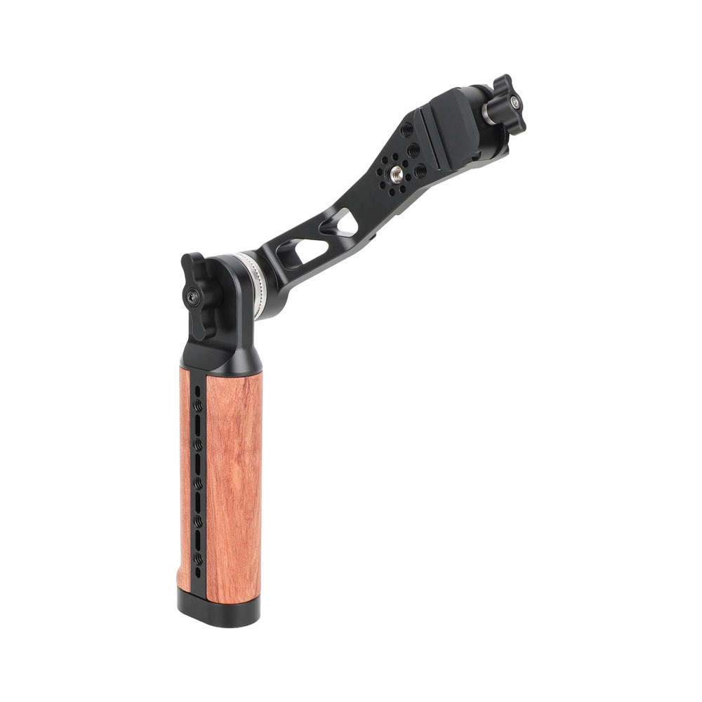 CAMVATE Wooden Handle Grip L-shape With Shoe Mount For RoninS / Zhiyun Crane Series Handheld Gimbal