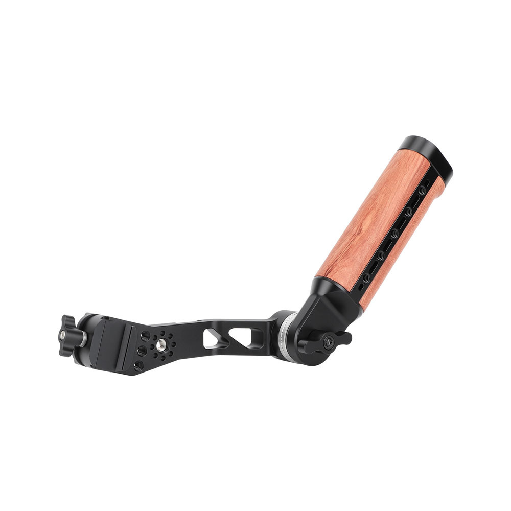 CAMVATE Wooden Handle Grip L-shape With Shoe Mount For RoninS / Zhiyun Crane Series Handheld Gimbal