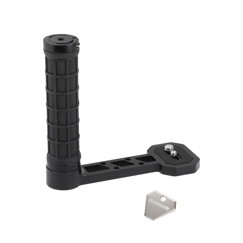 CAMVATE Side Handgrip (Rubber-covered) L Type For DJI Ronin-S / SC & Zhiyun Crane 2 / V2 Stabilizer Gimbals