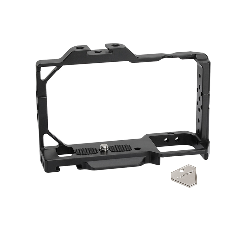 CAMVATE Sony ZV-E10 Cage Armor Rig Full Frame Form-fitting With Top Shoe Mount & 1/4" Mounting Points (Exclusive Use)