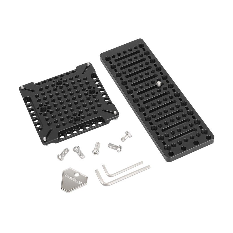 CAMVATE L-Shaped Cheese Plate Extension Mounting Platform with 75 to 100mm VESA Mount
