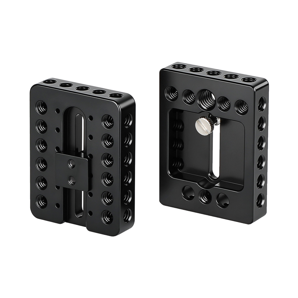 CAMVATE Universal Top Cheese Plate + Camera Base Plate For DIY DSLR Camera Cage Rig