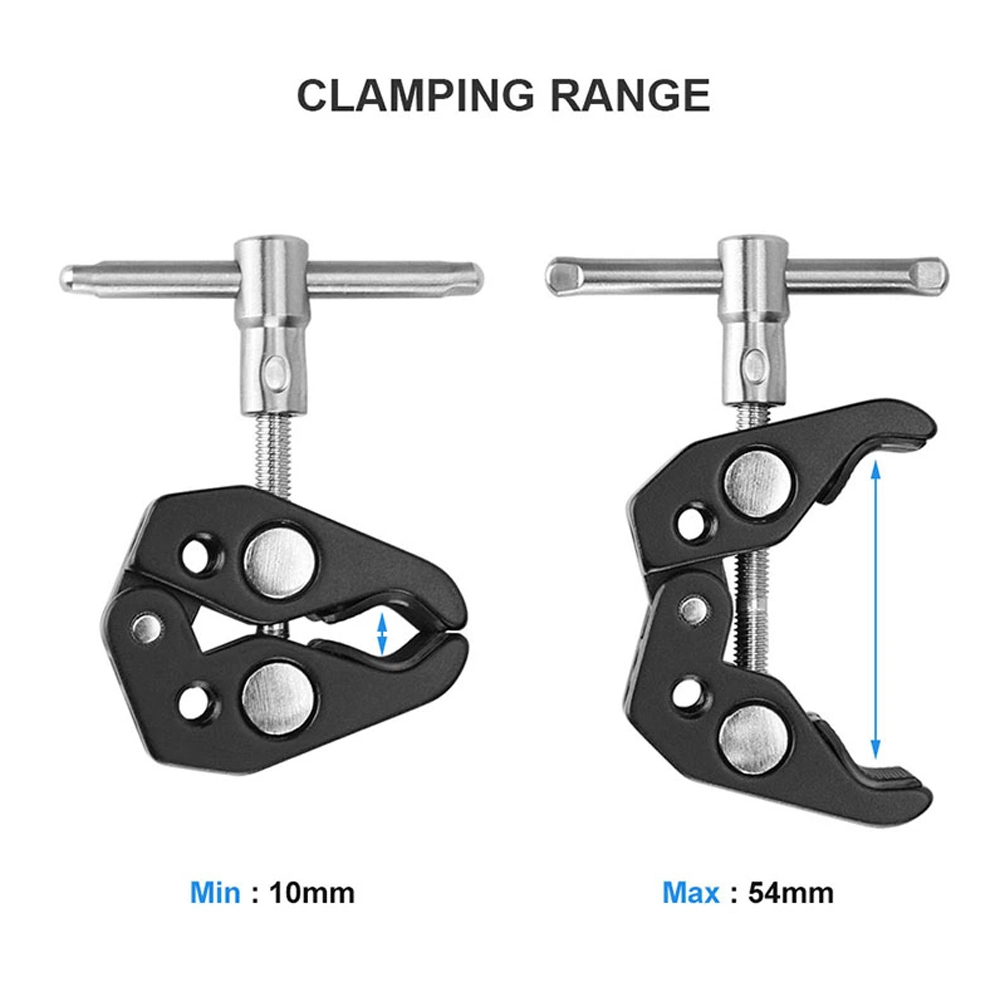 CAMVATE Magic Friction Arm Small Super Clamp Crab Pliers Clip for DSLR Camera Studio