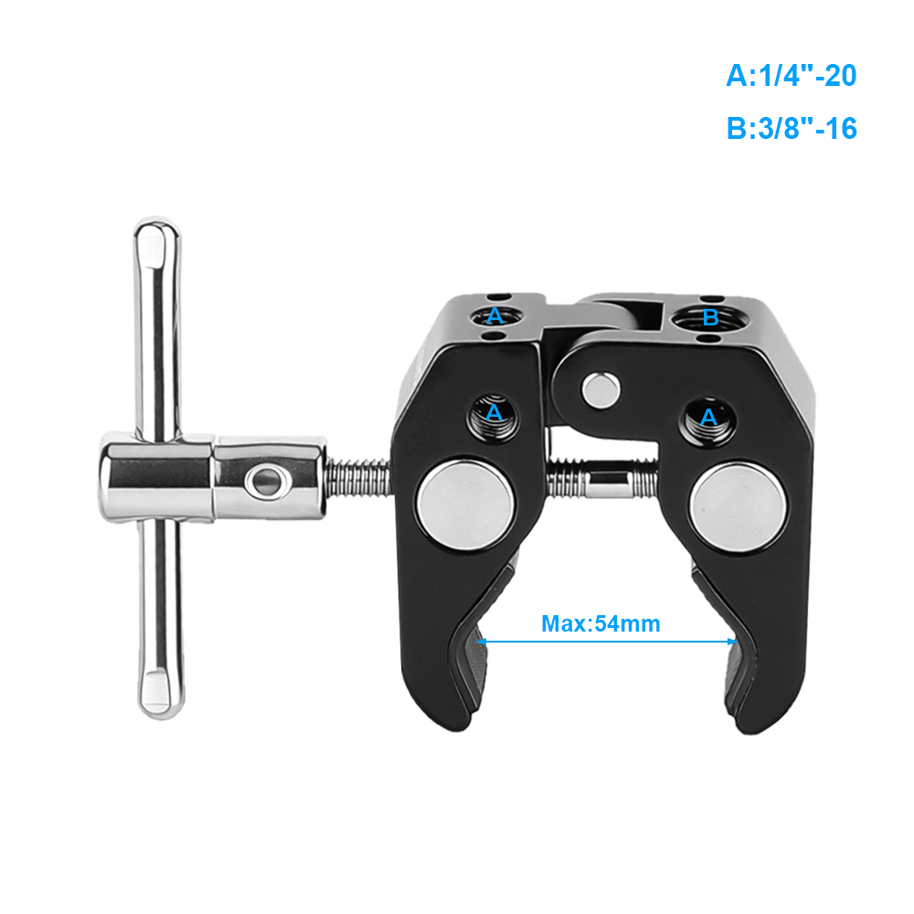 CAMVATE Magic Friction Arm Small Super Clamp Crab Pliers Clip for DSLR Camera Studio