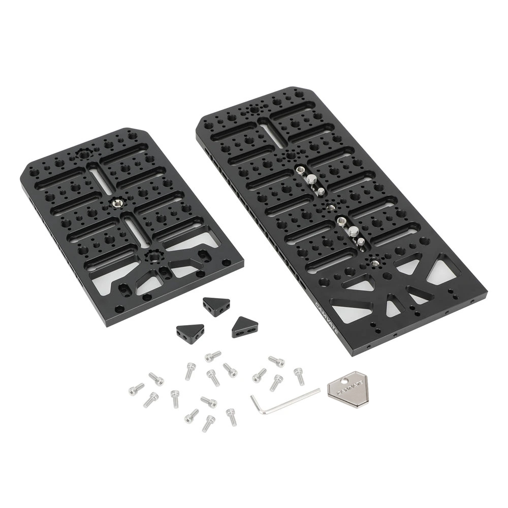 CAMVATE L-Shaped Cheese Plate Extension Mounting Platform with ARRI-Style Accessory Mount