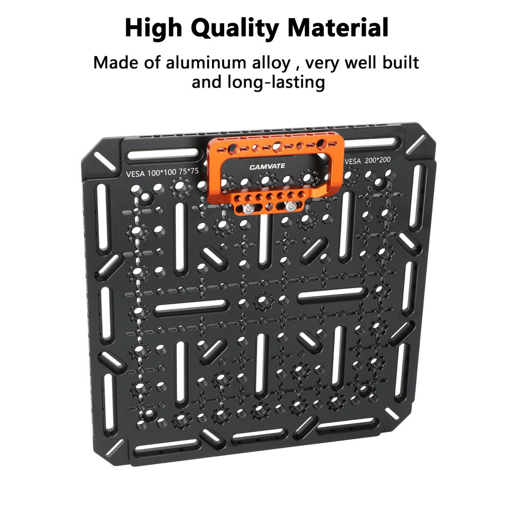 CAMVATE Cheese Plate Extension Mounting Platform with VESA Mount (75 x 75mm, 100 x 100mm, 200 x 200mm)
