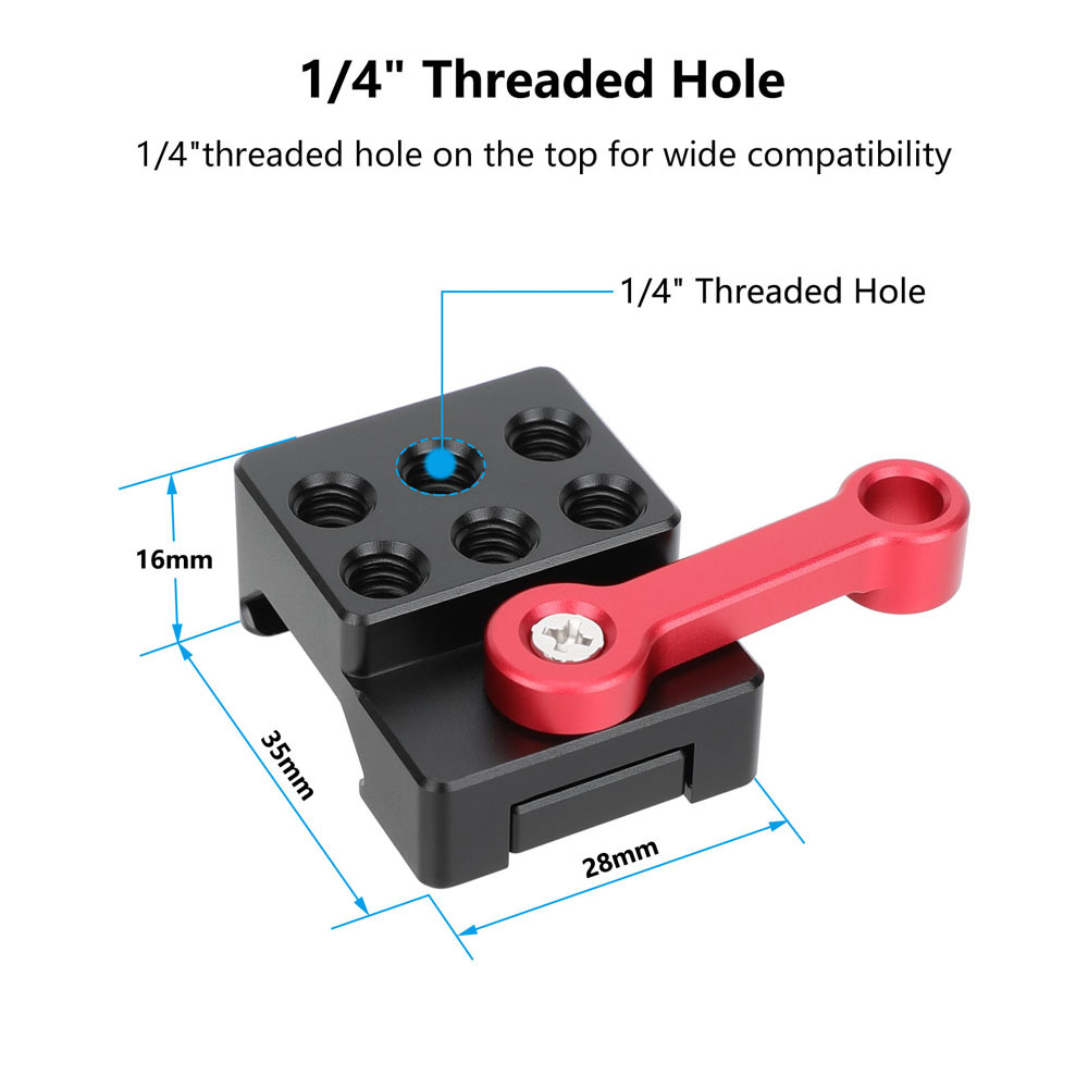 CAMVATE NATO Rail Clamp with 2" Safety Rail V2
