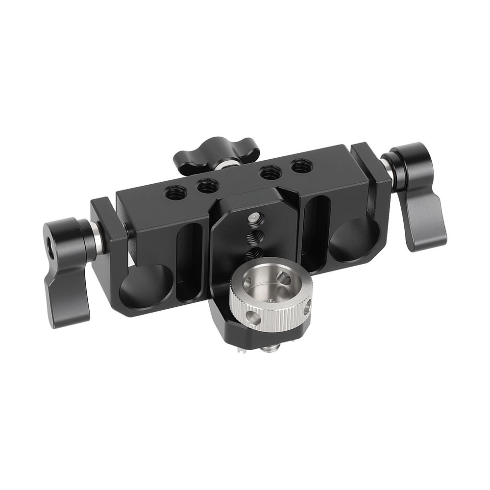 CAMVATE 15mm LWS Dual-Rod Clamp with 1/4''-20 Male Screw Adapter