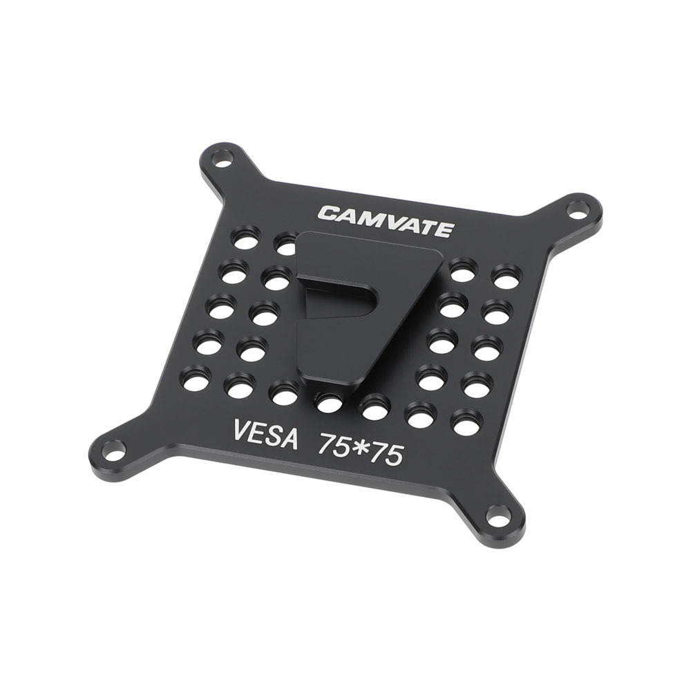 CAMVATE Multipurpose Vesa Mount Adapter Plate with V-Lock Wedge