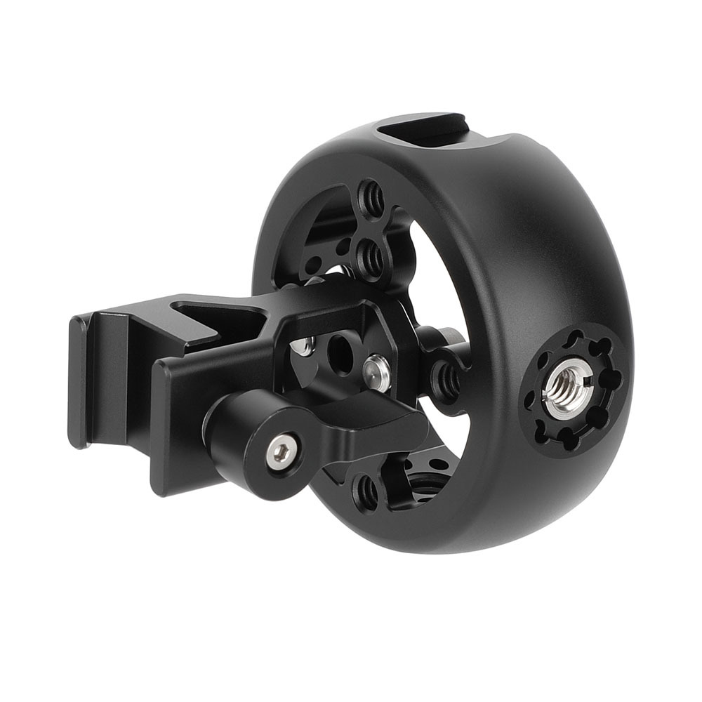 CAMVATE Wooden Handgrip with Quick Release Clamp (Round)