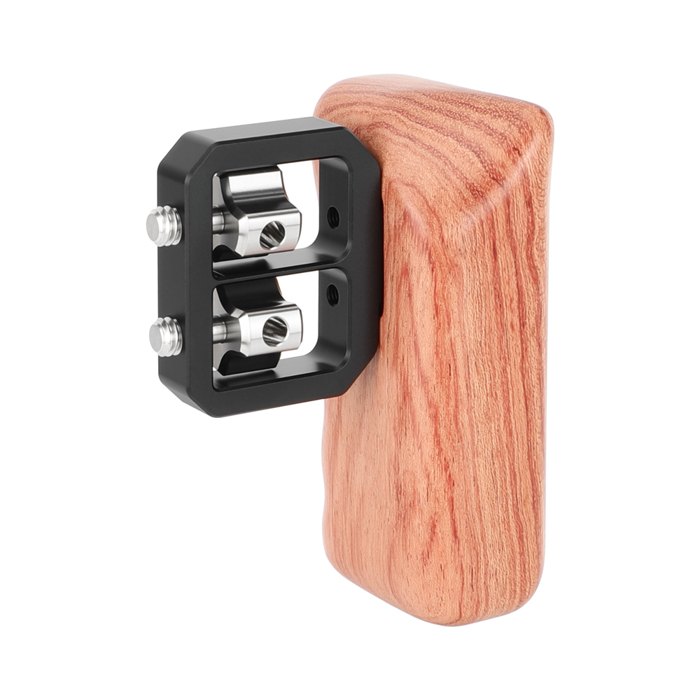 CAMVATE Wooden Handgrip with 1/4"-20 Thumbscrew (Right Hand)