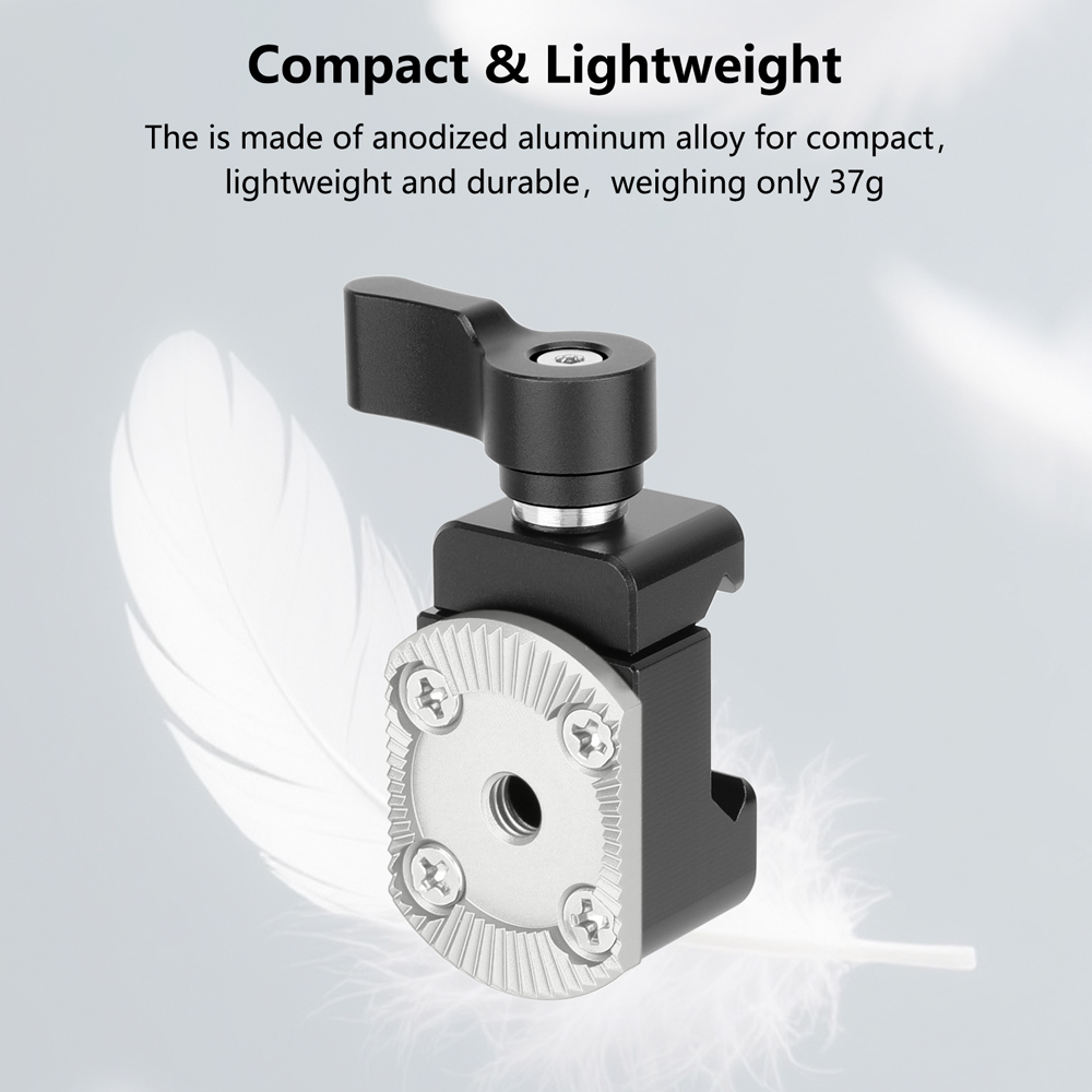 CAMVATE Quick Release NATO Clamp With ARRI Rosette M6 Thread Mount