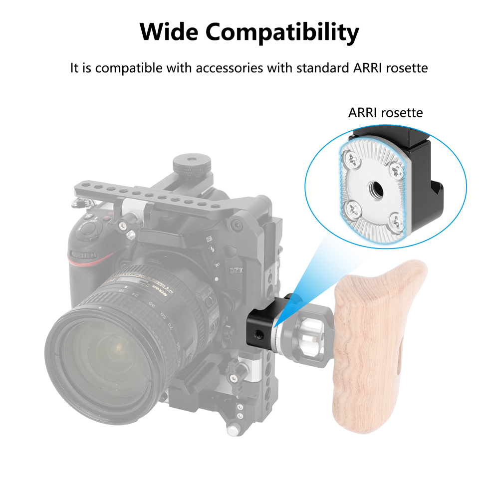 CAMVATE Quick Release NATO Clamp With ARRI Rosette M6 Thread Mount