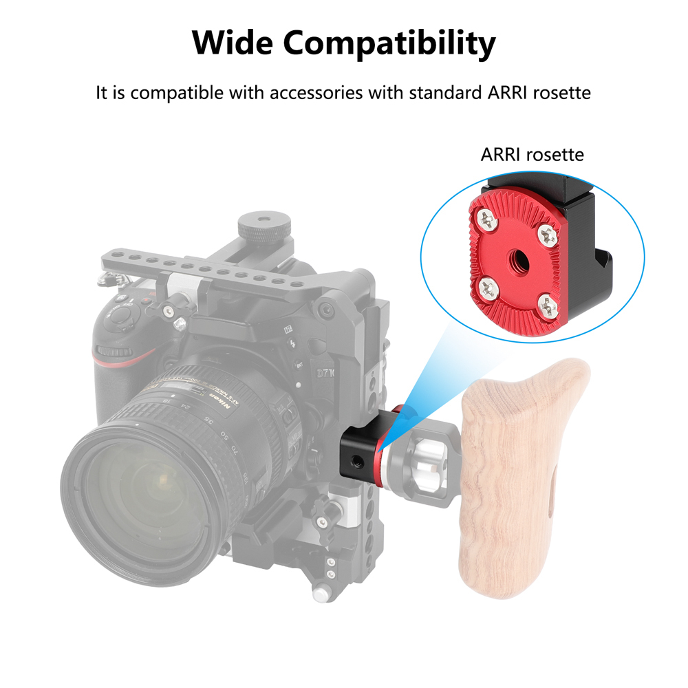 CAMVATE Quick Release NATO Clamp With ARRI Rosette M6 Thread Mount
