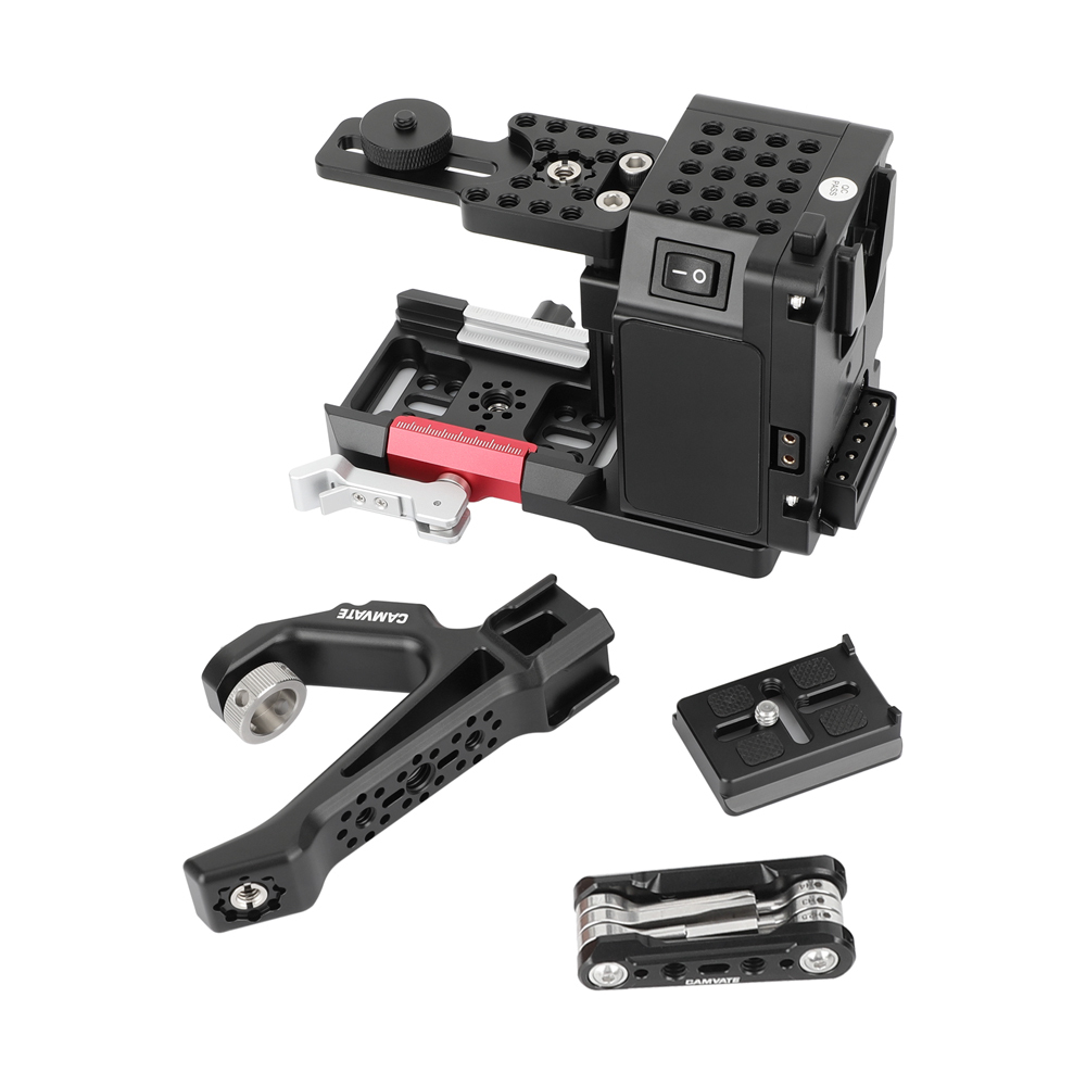 CAMVATE Height-Adjustable Camera Cage Expansion Module Cineback