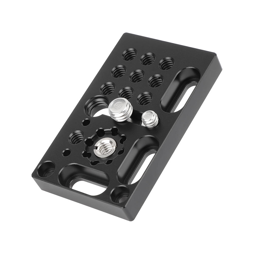 CAMVATE Mini Cheese Plate with 3/8"-16 ARRI-Style Accessory Mount