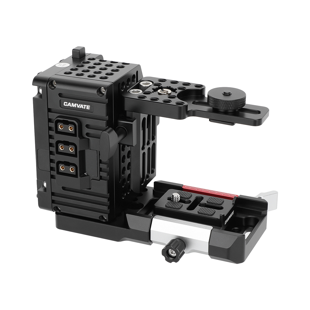 CAMVATE Height-Adjustable Expansion Module Camera Cage with Top Handle