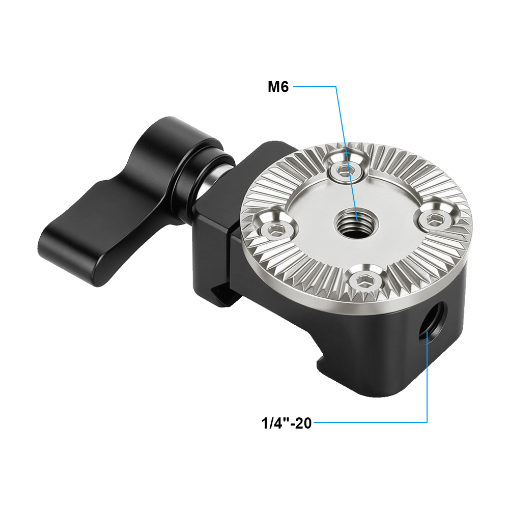 CAMVATE Quick Release NATO Clamp With ARRI Rosette M6 Thread Mount