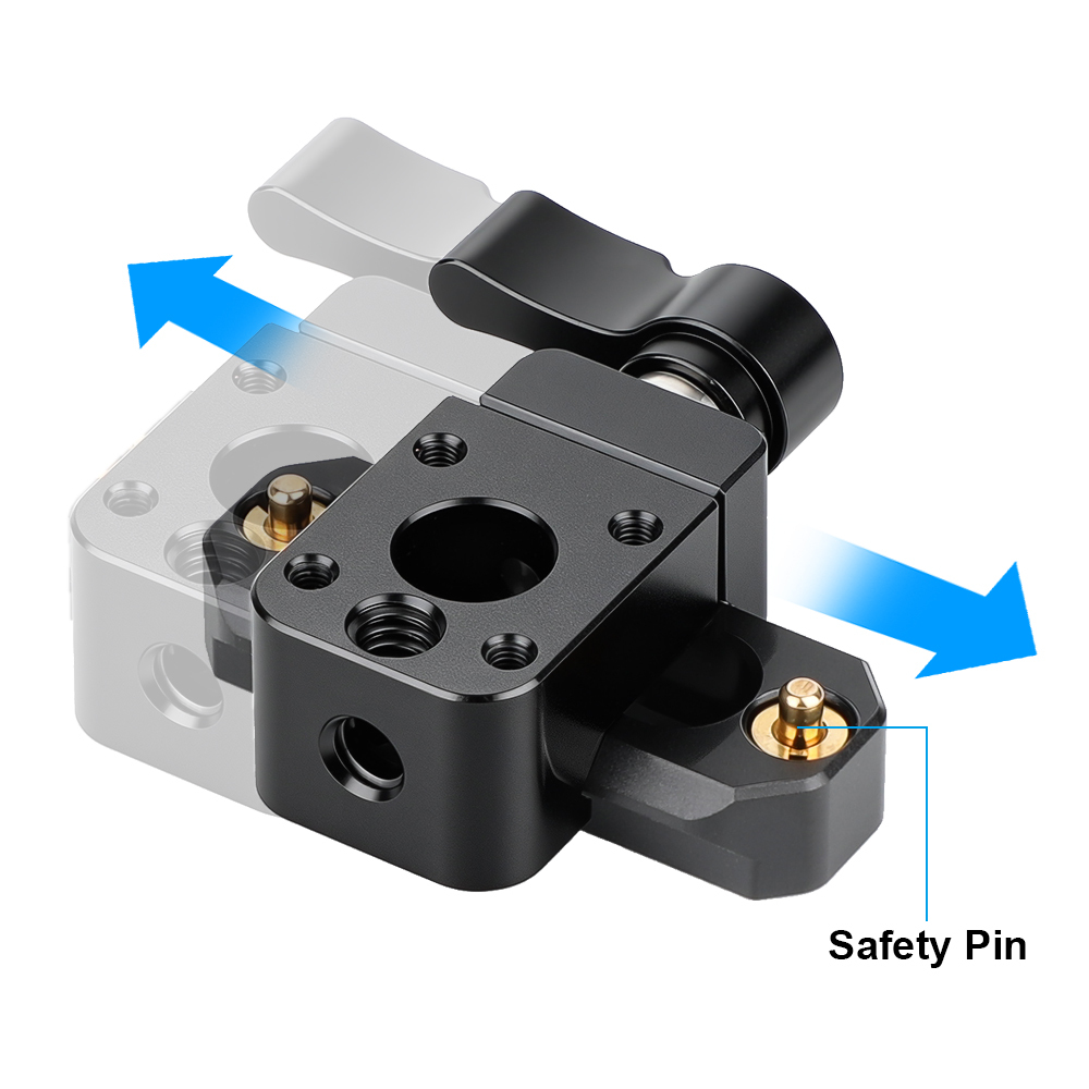 CAMVATE Swat Rail Clamp & safety rail（5cm）